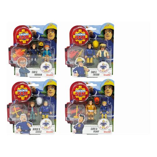 Set Personaggi con Accessori 2 pz SAM IL POMPIERE Assortito 109251043038