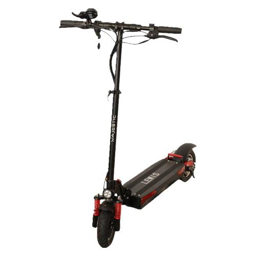Monopattino elettrico ruote 10" motore 48V 500W LEWIS Nero 655408 BK