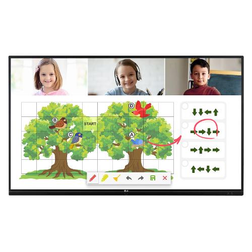 Display professionale 65" 4K UHD 2160p TR3DJ SERIES Interactive Digital Board Black 65TR3DJ B AEUQ