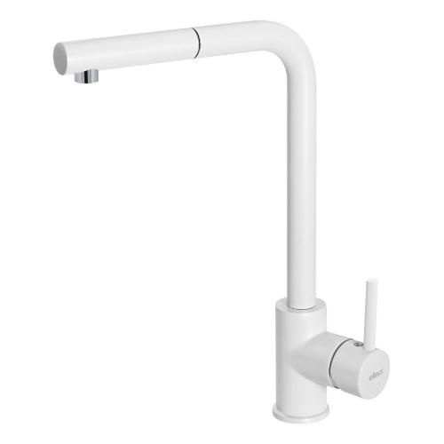 Miscelatore lavello doccetta estraibile TRAIL PLUS Bianco MKKTRP96