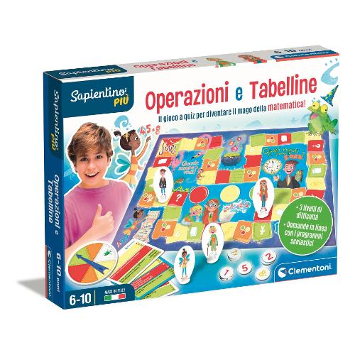 Gioco educativo Operazioni e Tabelline SAPIENTINO 16640