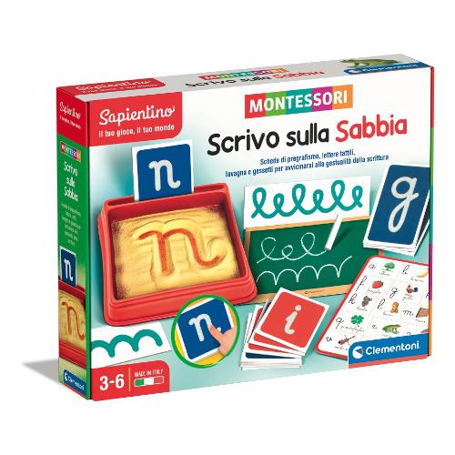 Gioco educativo Scrivo sulla Sabbia MONTESSORI 16372