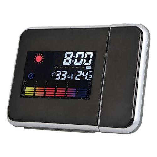 ELITE Sveglia silent con luce e snooze - NERO - Silent alarm clock with light and snooze - BLACK