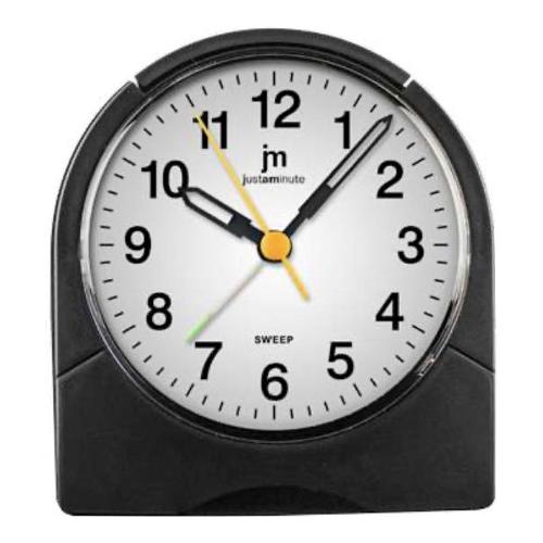 Sveglia JUSTAMINUTE Con funzione snooze Nero e Bianco JA7085N