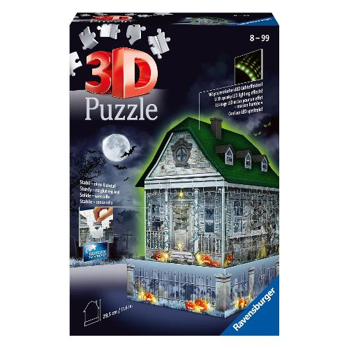 Puzzle 257 pz Casa Degli Spettri con Led 8a+ 3D 11254