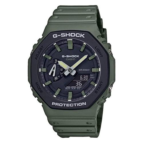 Orologio G SHOCK Green e Black GA 2110SU 3A