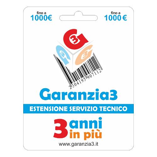 Prolungamento garanzia produttore 3 ANNI IN PIU' GRPD31000