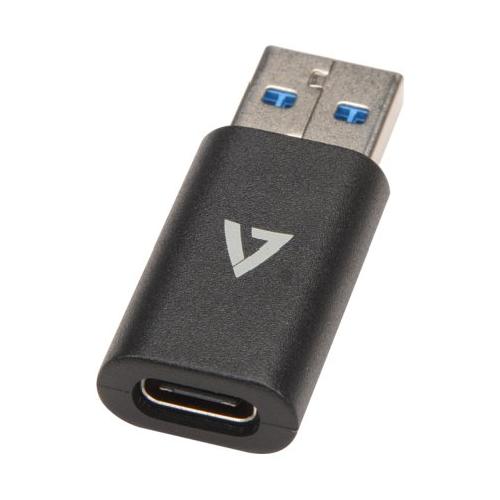 Connettore computer Adattatore Usb 3 a Usb C Black V7USB3AC