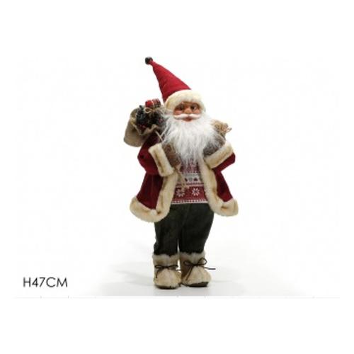 Babbo Natale con pacco regalo (47 cm) 415244