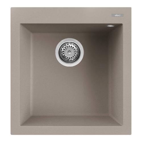 Lavello 1 vasca (47x50cm) QUADRA 102 Tortora Opaco LGQ10243