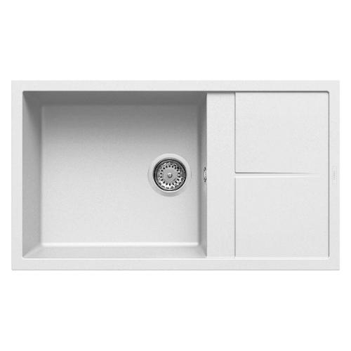 Lavello 1 vasca (86x50cm) UNICO 410 Bianco Opaco LKU41096