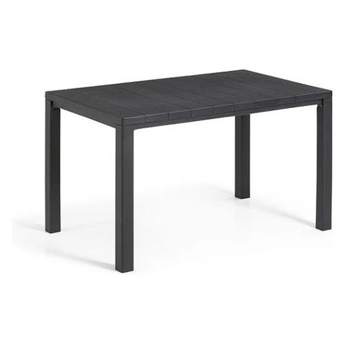 Tavolo da esterno resina JULIE Fisso Grafite (147x90x75cm) K246186K939KK
