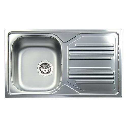 Lavello 1 vasca (86x50cm) ATMOSFERA Inox Prelucidato TM861IRPC