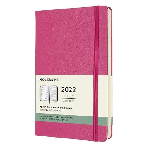 Agenda settimanale 2021/22 12m Gen-Dic Large hard 58716 Rosa (13x21 cm)