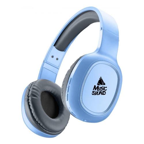 Cuffie microfono bluetooth Music Sound Blue BTHEADBBASICMSB