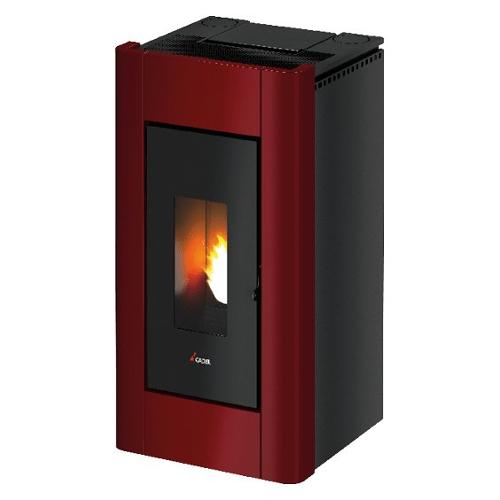 Stufa pellet 11kW Prince3 Rosso 4 stelle Classe A+ 7019542 6915032