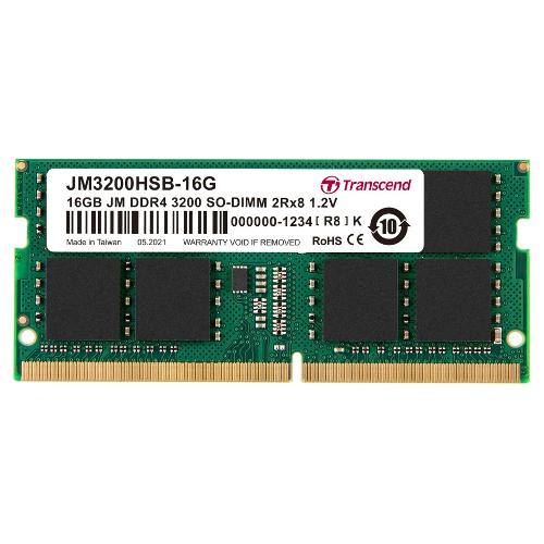 RAM JETRAM 16GB DDR4 3200Mhz SO DIMM 1pz JM3200HSB 16G