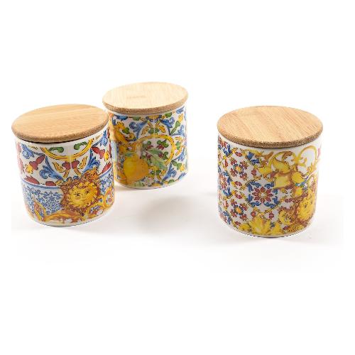 Barattolo vetro (500ml) LA TERRA DEL SOLE Tappo ermetico Assortito 03567