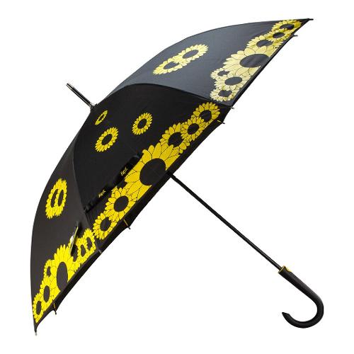 Ombrello lungo donna automatico Sunflowers (112cm) FASHION WORLD Giallo Y 4419
