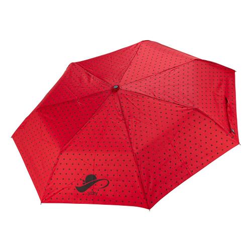 Ombrello mini donna automatico open-close Pin Up (86cm) FASHION WORLD Rosso Y 2260