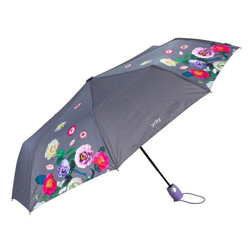 Ombrello mini donna automatico Bouquet (97cm) FASHION WORLD Grigio Y 2259