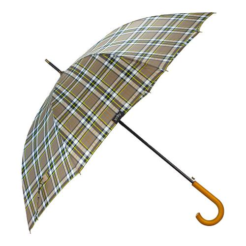 Ombrello lungo uomo automatico Lancelot (119cm) SCOTLAND WORLD Beige Y 9901