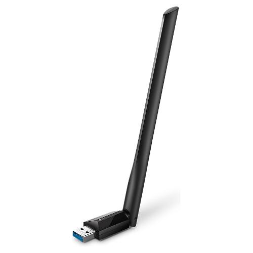 Adattatore AC1300 High Gain Dual Band Black ARCHER T3U PLUS