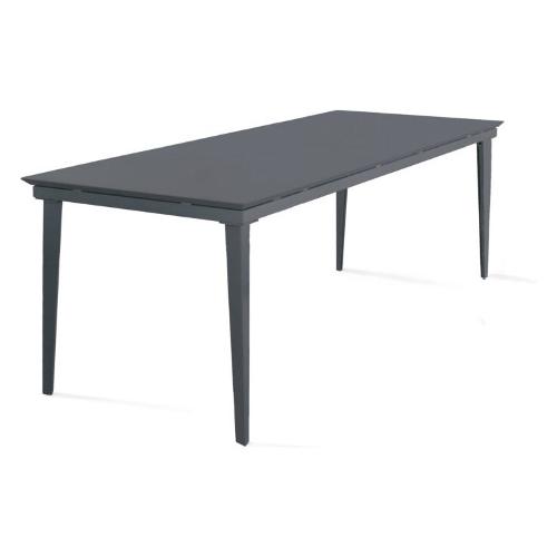 Tavolo da esterno metallo MOGAN Allungabile Grigio antico (200-260x80x75cm) MG2600 AG