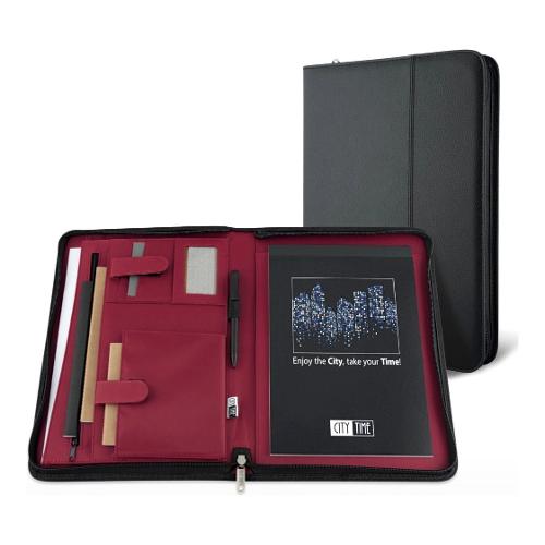 Porta blocco A4 Professional CITY TIME Nero 4851 BL
