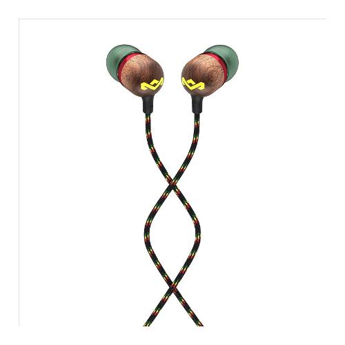 Auricolari microfono filo SMILE Jamaica Rasta EM JE041 RAG