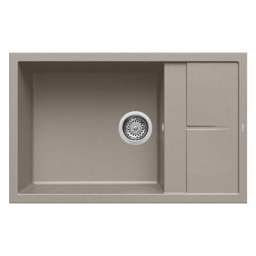 Lavello 1 vasca (78x50cm) UNICO 310 Tortora Opaco LGU31043