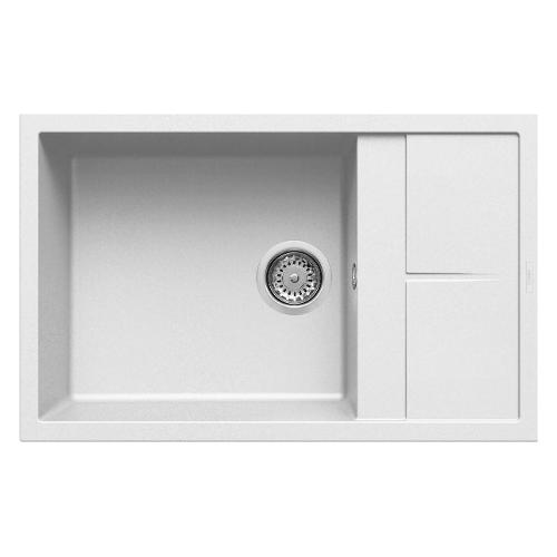 Lavello 1 vasca (78x50cm) UNICO 310 Bianco Satinato LKU31096