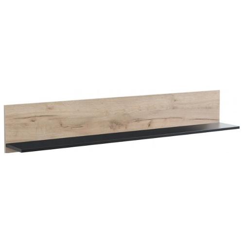 Mensola (137x19,5x24cm) VIENNA Rovere e Nero 7720108
