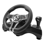 Volante e pedaliera simulatore guida PLAYSTATION 4 Hurricane+5 Wheel Black  e Grey 90429