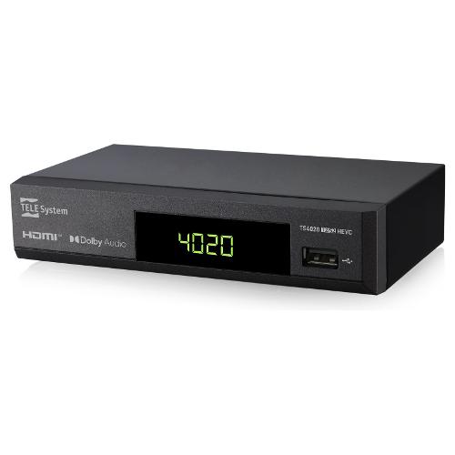 Decoder Ts4020 T2S2Hevc Black 21005336 DVB-T2/S2