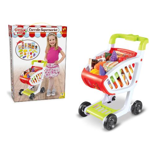 Carrello spesa giocattolo con accessori GRANDE CHEF 66326