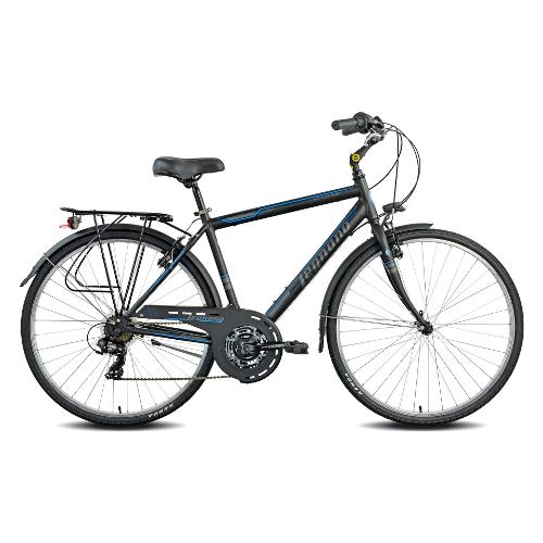 City Bike ( 21 vel ) 28" FORTE DEI MARMI Alluminio Nero e Blu Tg. 54 22L430