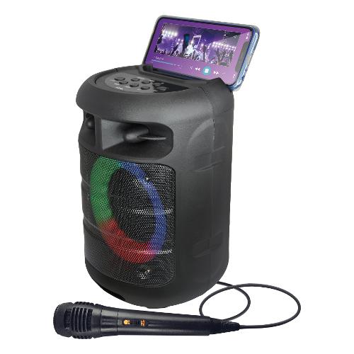 Set karaoke VORTEX 4 Tws Black 13W Bluetooth Mini-jack 3,5mm, USB, MicroSD, Mic