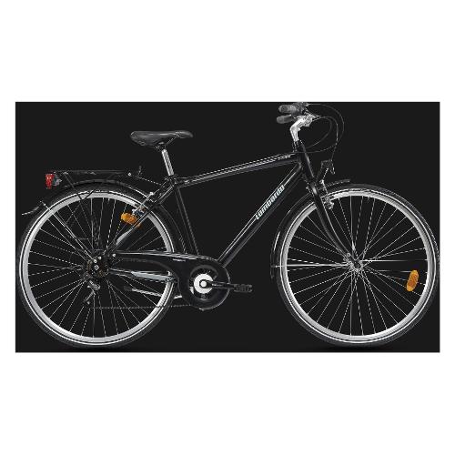 City Bike alluminio ( 6 vel ) 28" MIRAFIORI 250 MAN Black e Grey matt DT2807 (taglia 53 )