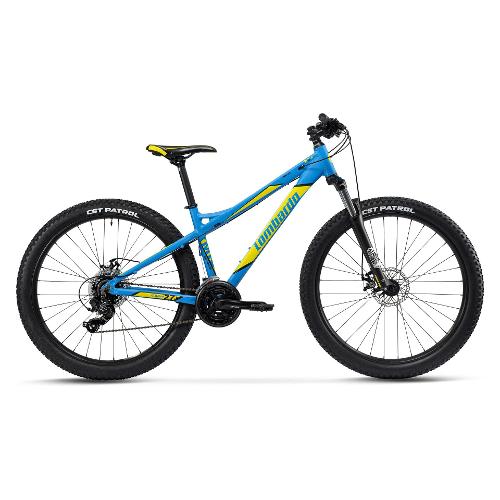 Mountain Bike alluminio ( 21 vel ) 27,5" MOZIA Blu sport e Giallo lucido DH2709 (taglia 40 )