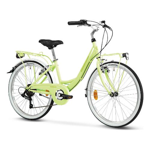 City Bike Cicli Lombardo DY2407 Rimini 6 Speed 24 Lime - Green Glossy