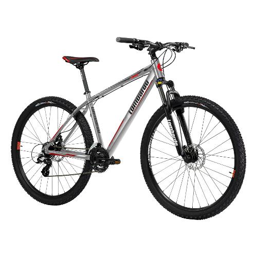 Mountain Bike alluminio ( 24 vel ) 29" SESTRIERE 300 Silver lunar, Black e Red glossy DH2906 (taglia 56 )