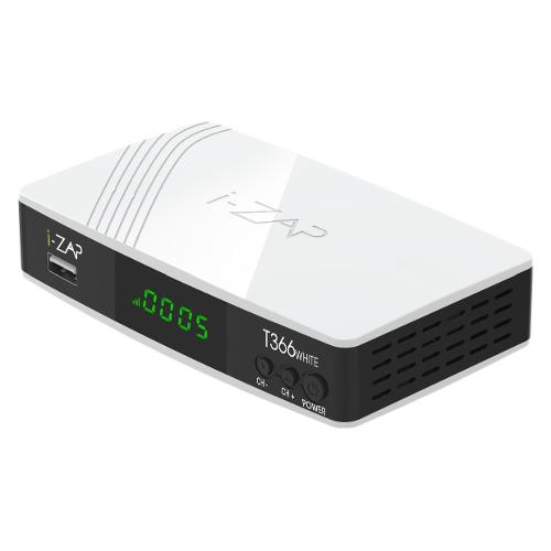 Decoder Dvb T2 Bianco e Nero T366 DVB-T2
