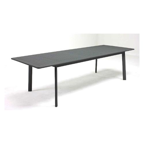 Tavolo da esterno alluminio ATLANTA Allungabile Antracite (217-276x100x75cm)
