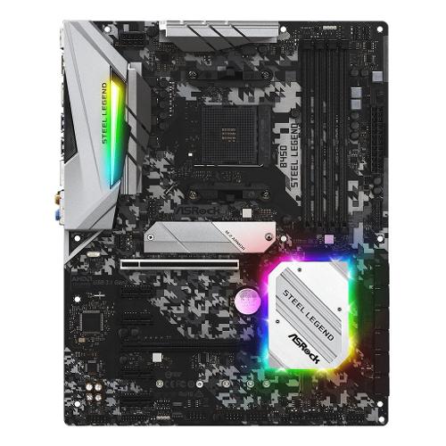 Motherboard AMD B450 ATX B450 Steel Legend 90 MXBA00 A0UAYZ