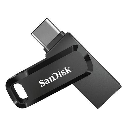 Chiavetta USB Type A - Type C 128GB ULTRA Dual Drive Go Black SDDDC3 128G G46