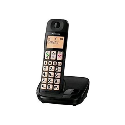 Cordless Singolo Senior Black KX TGE110JTB