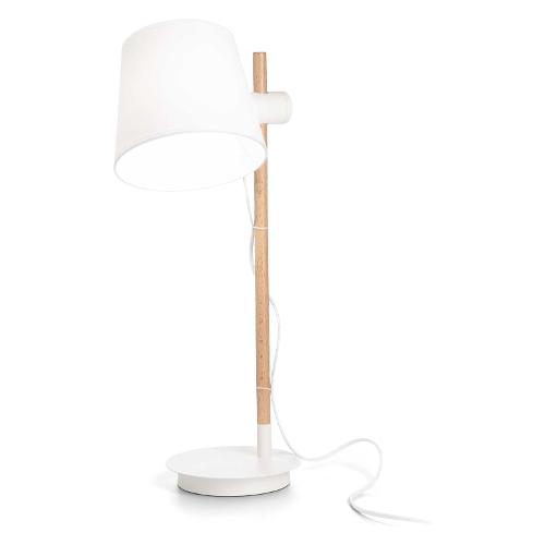 Lampada tavolo AXEL tl1 Bianco (20x27x66cm) 282091 1 luce - E27 - Max 60W