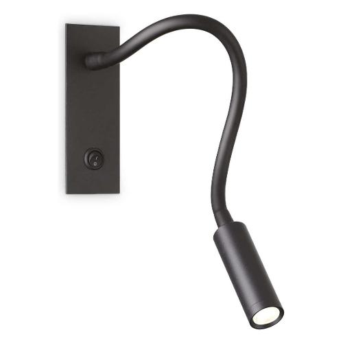 Faretto spot IO ap Nero (4,5x26x12cm) 272030 1 luce - LED - Max 3W