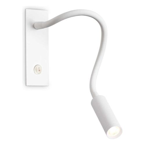 Faretto spot IO ap Bianco (4,5x26x12cm) 285320 1 luce - LED - Max 3W